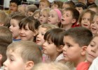 Gyerekek a XiloTon Ütőegyüttes koncertjén